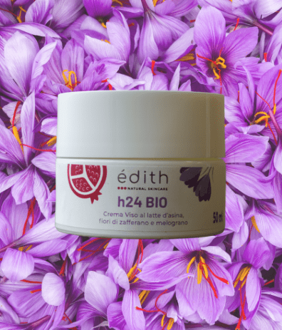 crema viso bio edithcosmesi cosmetici a base di zafferano e latte d'asina